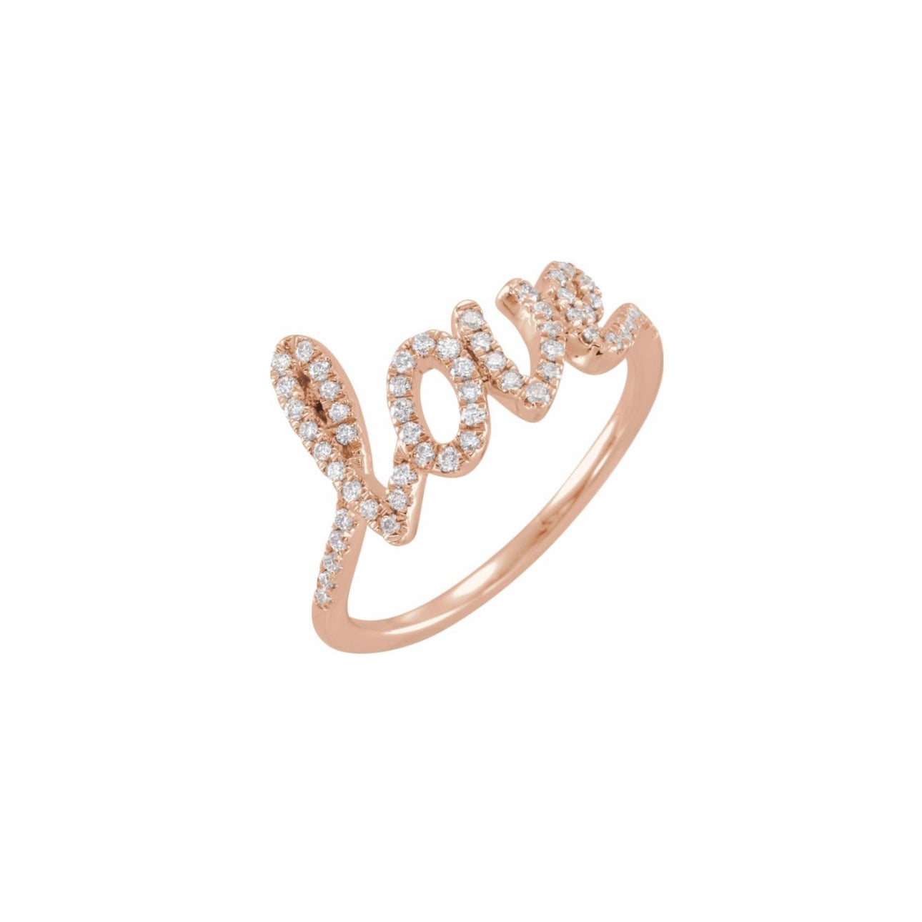 Diamond Love Ring