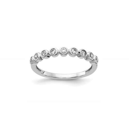 Stackable Bezel Diamond Band