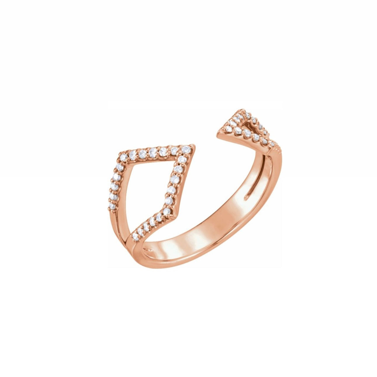 Geometric Diamond Ring