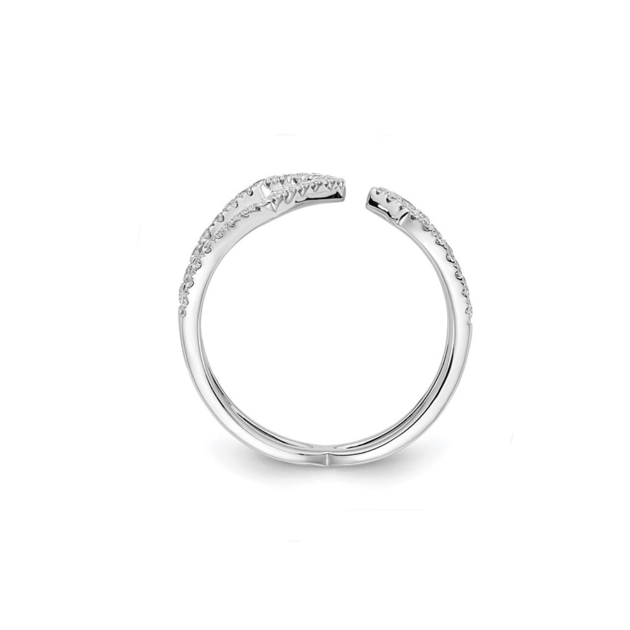 Geometric Open Diamond Ring