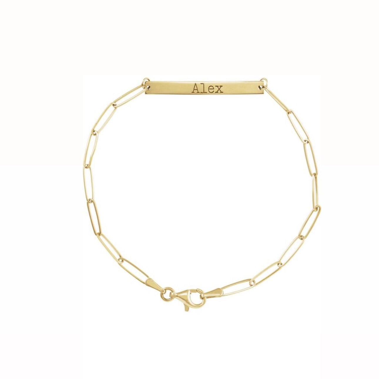 Engravable Bar Bracelet