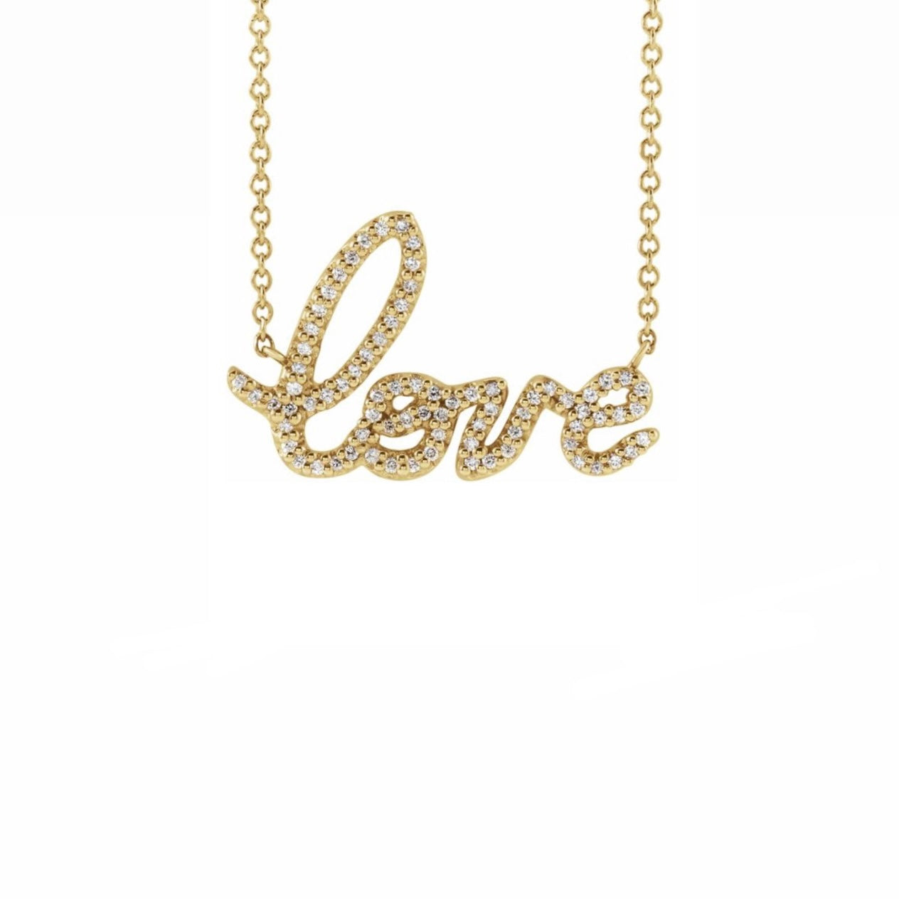 Diamond Love Necklace