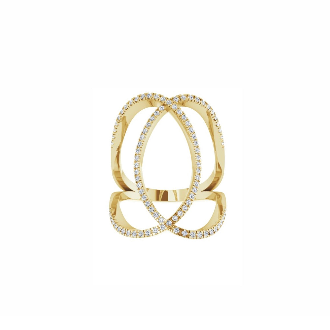 Diamond Loop Ring