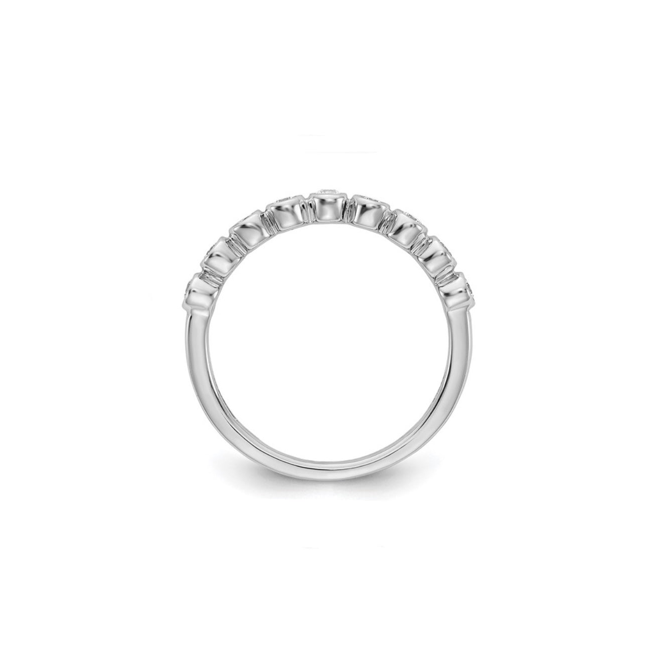 Stackable Bezel Diamond Band