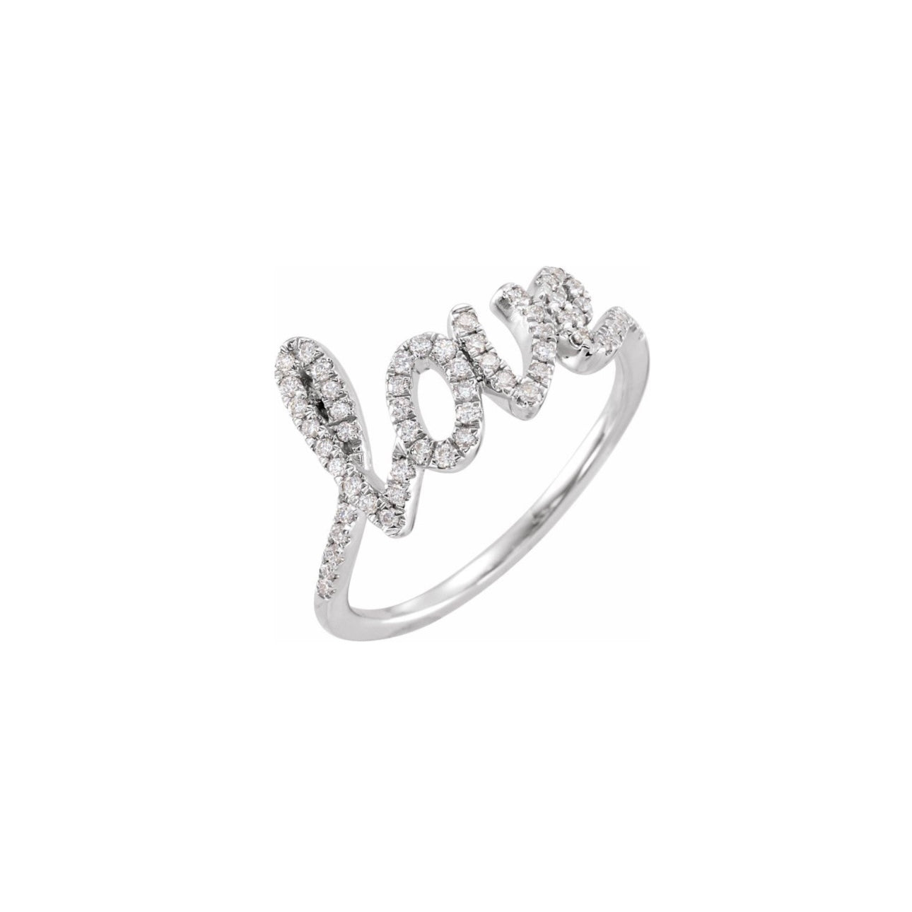 Diamond Love Ring