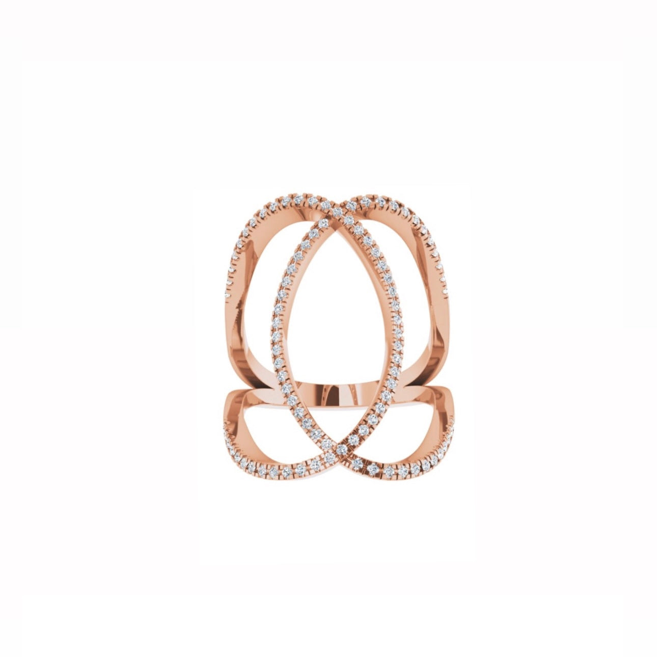 Diamond Loop Ring