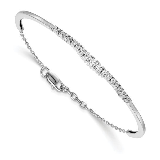 Graduated Diamond Bangle