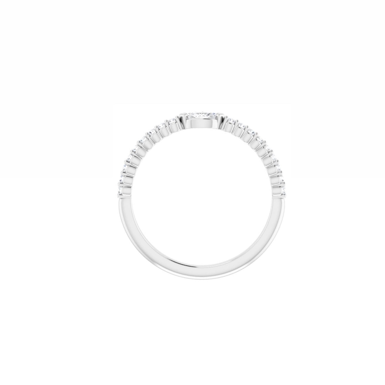 Marquise Stackable Band