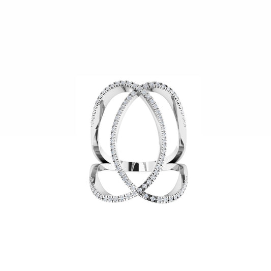 Diamond Loop Ring