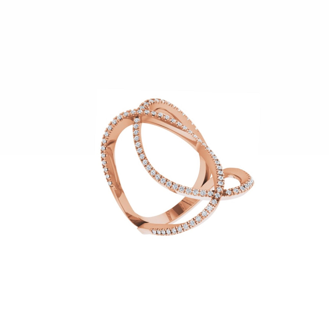 Diamond Loop Ring