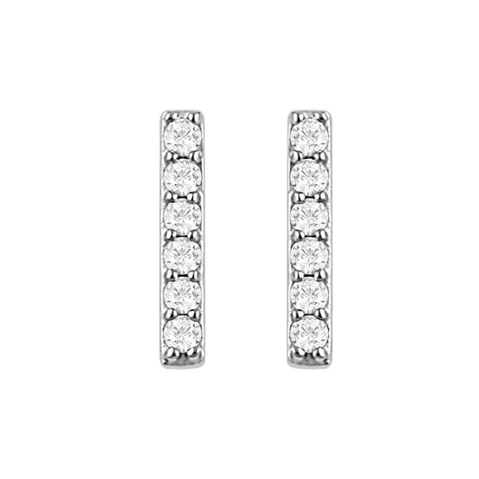 Diamond Bar Studs