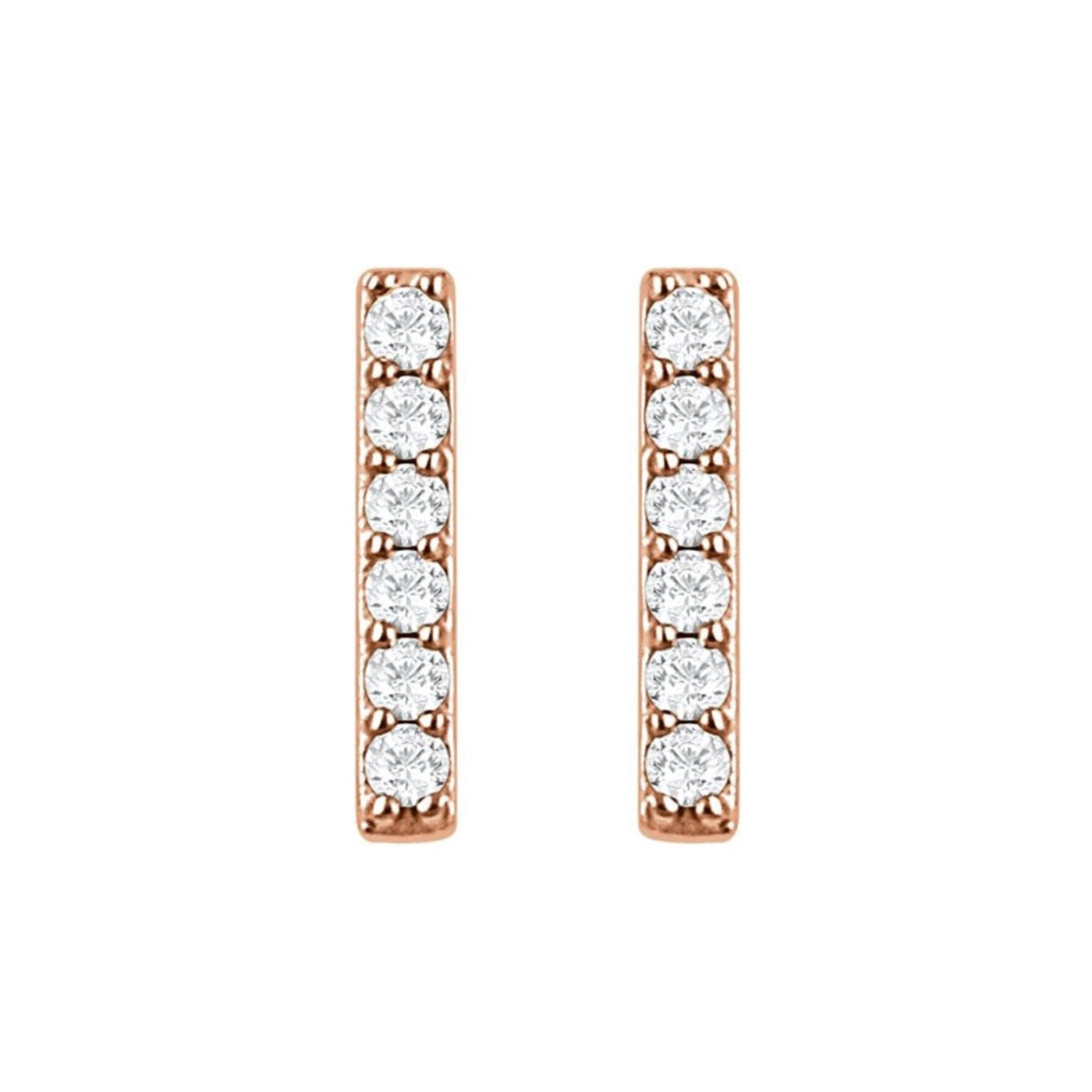 Diamond Bar Studs