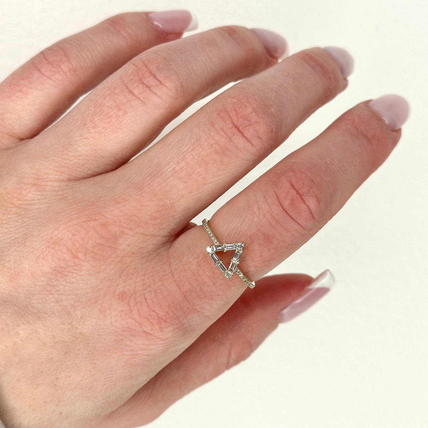 Multi Shape Triangle Ring