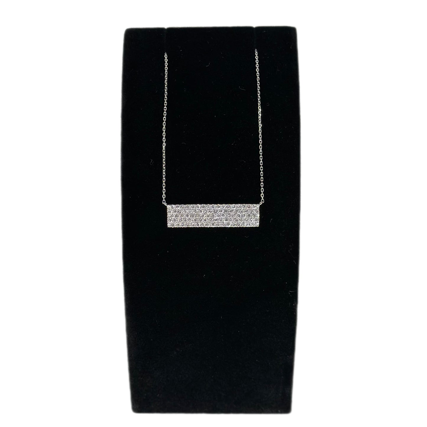 Diamond Bar Necklace