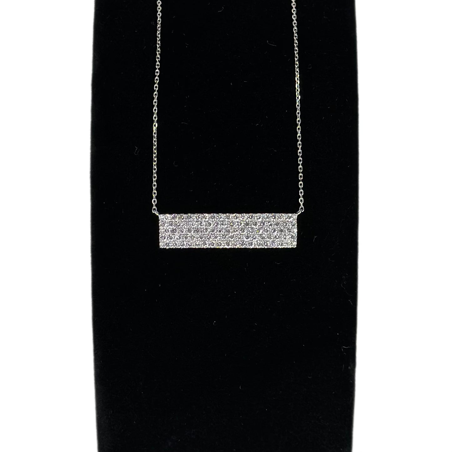 Diamond Bar Necklace