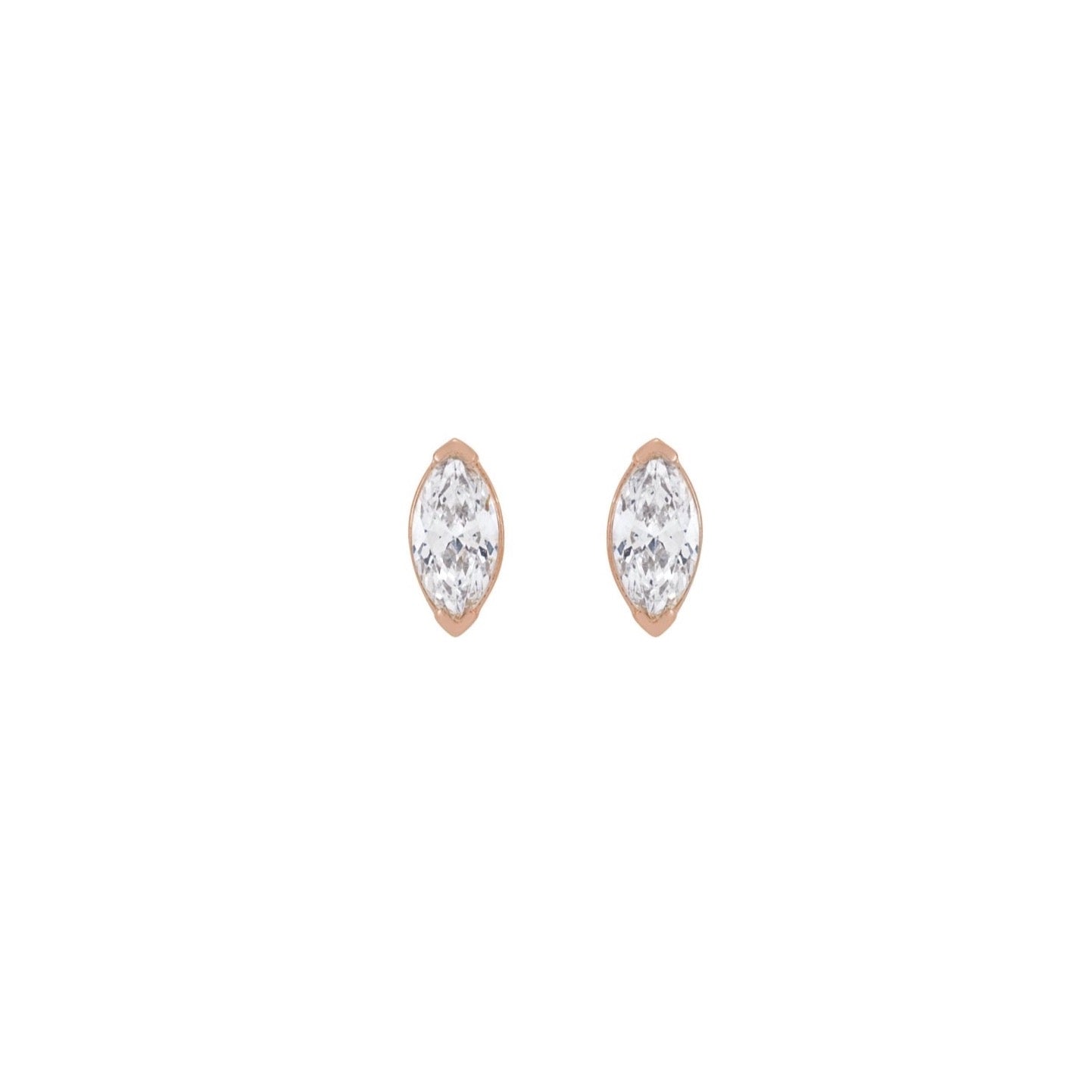 Marquise Diamond Studs