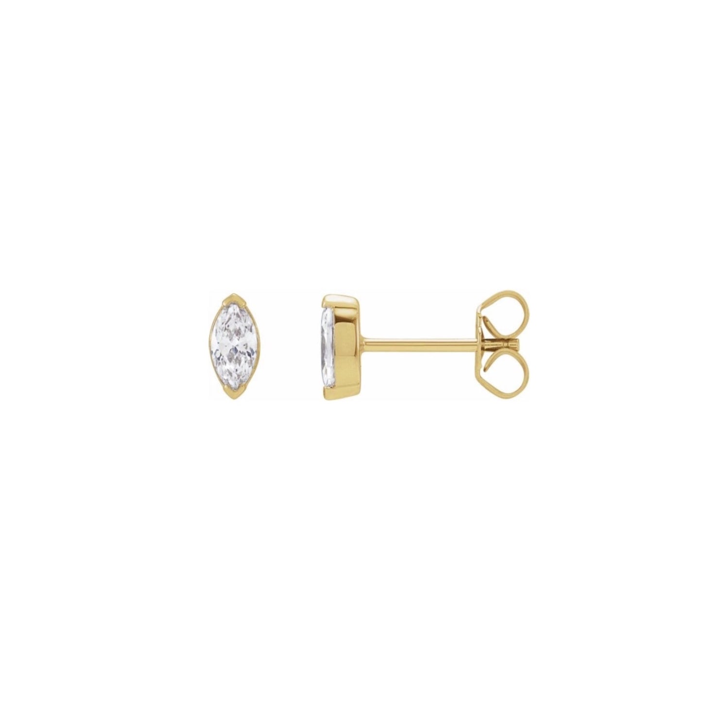 Marquise Diamond Studs