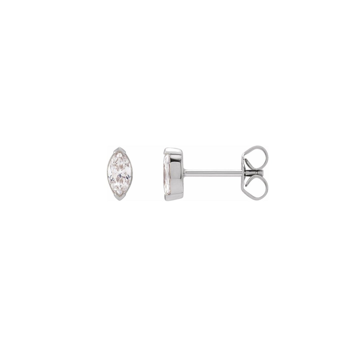 Marquise Diamond Studs