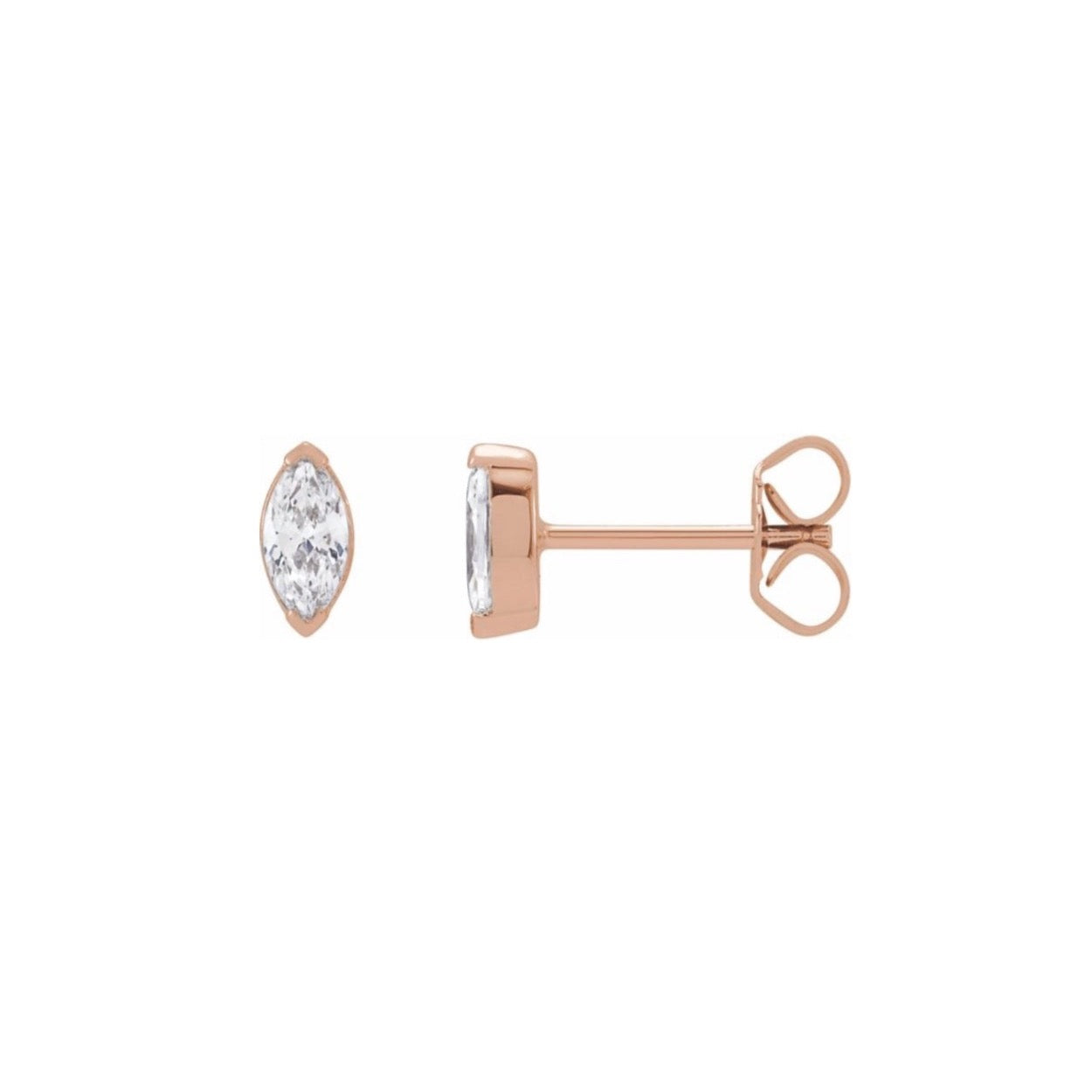 Marquise Diamond Studs