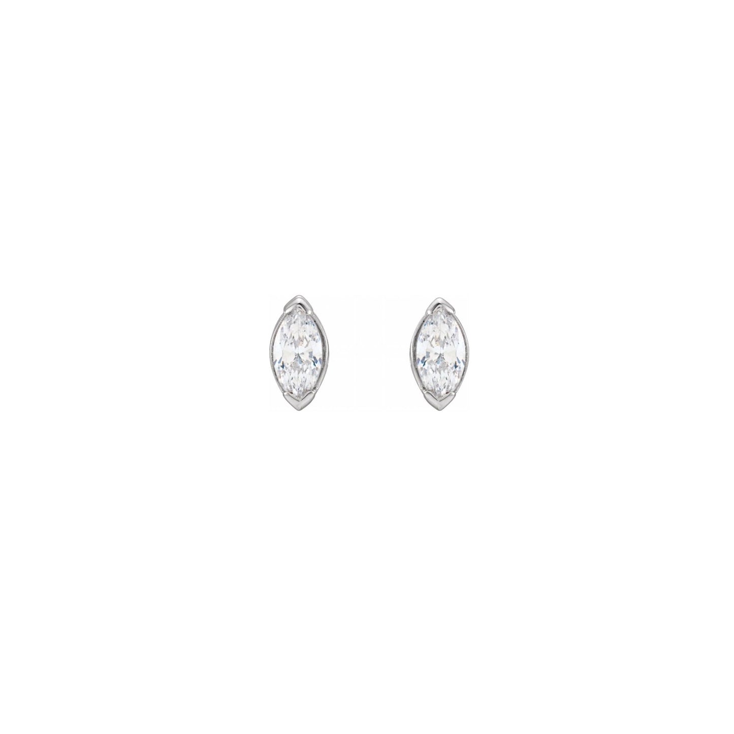 Marquise Diamond Studs