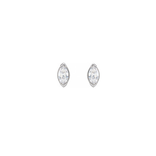 Marquise Diamond Studs