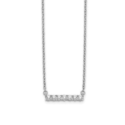 Diamond Bar Necklace