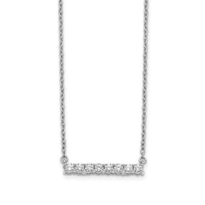 Diamond Bar Necklace