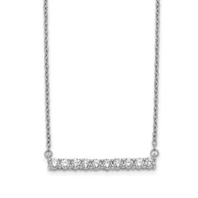 Diamond Bar Necklace