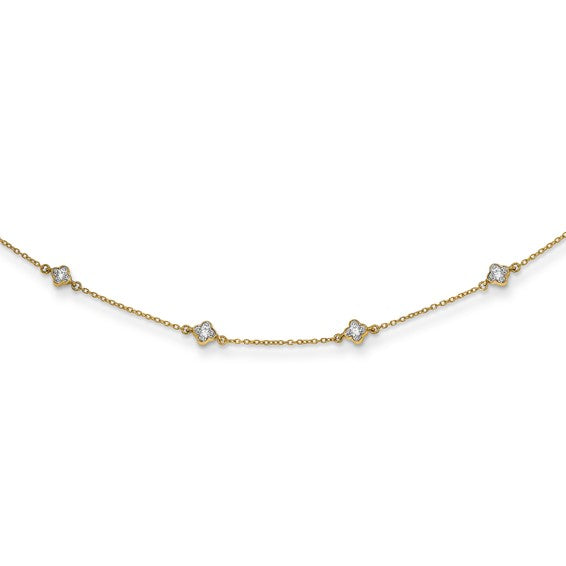 Diamond Station Necklace