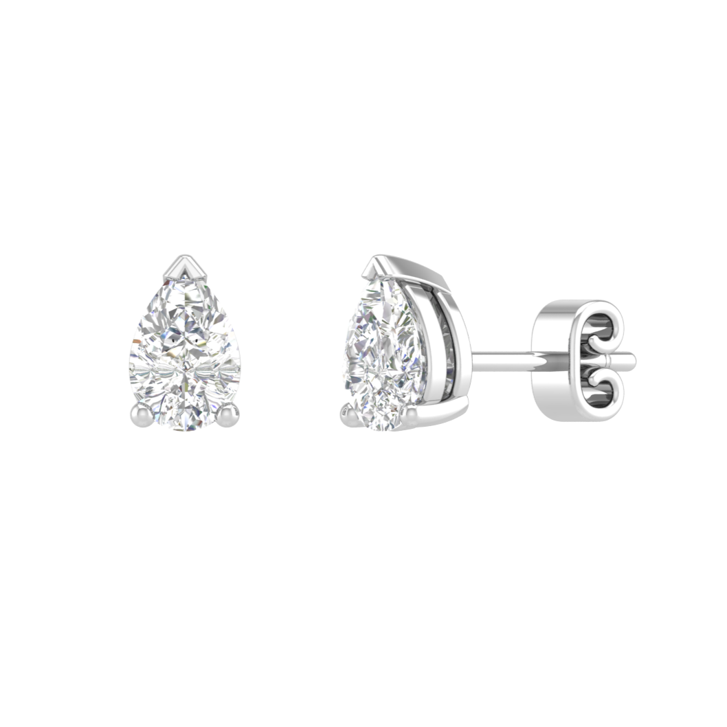 Pear Diamond Studs