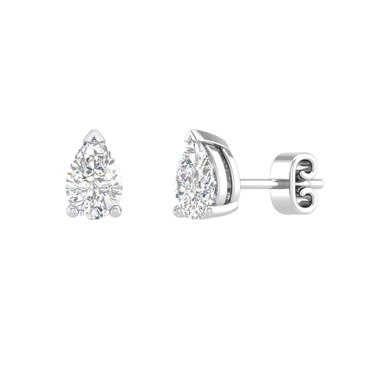 Pear Diamond Studs