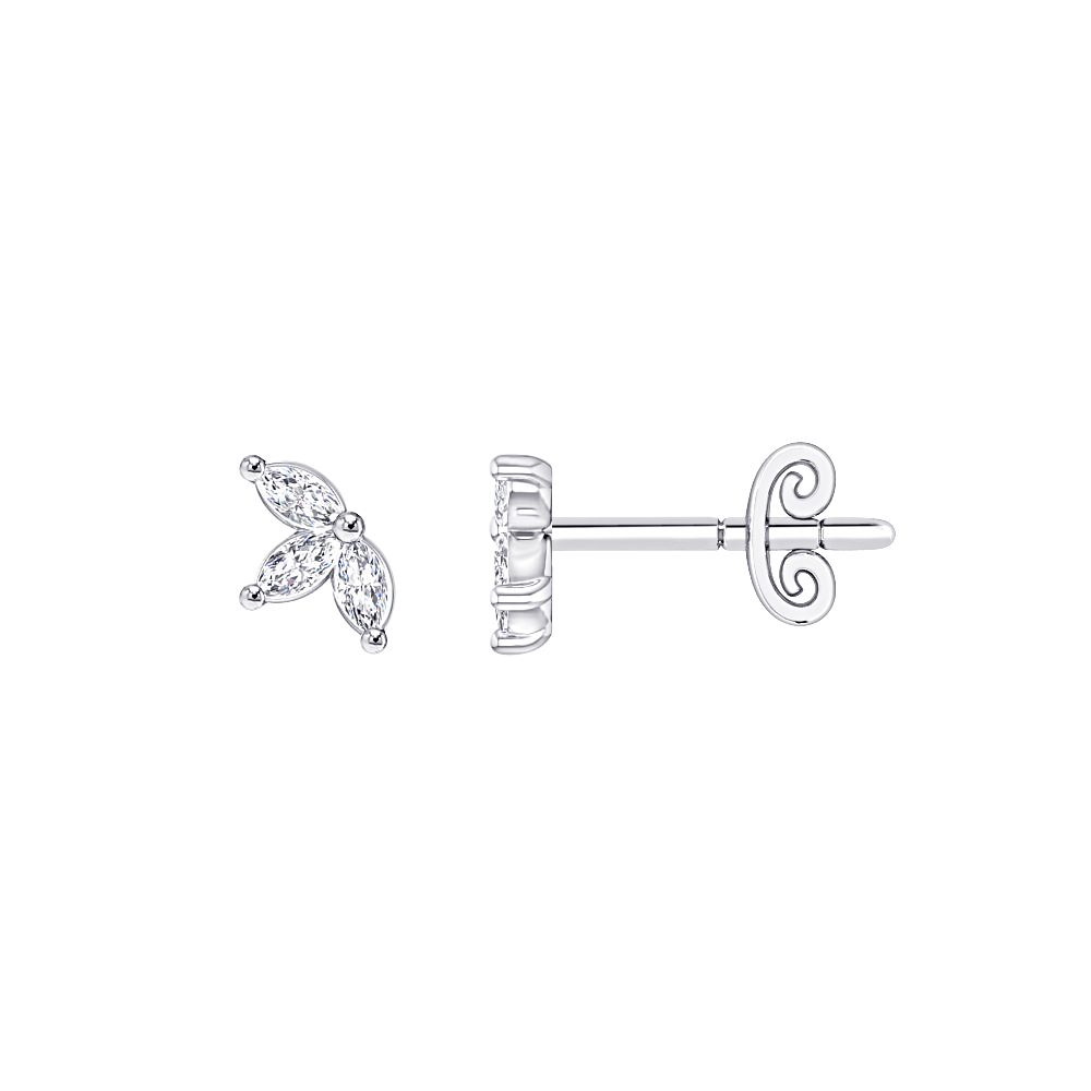 Marquise Diamond Studs