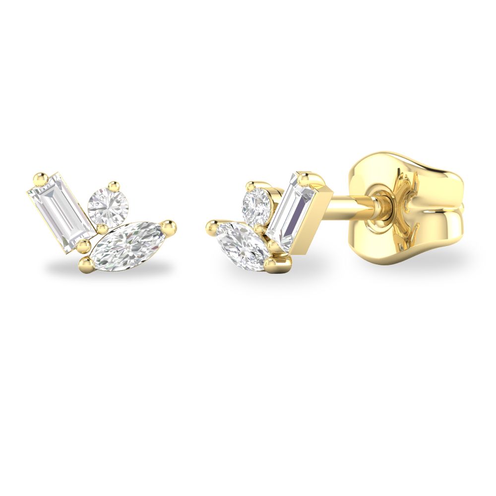 Multi Shape Diamond Studs